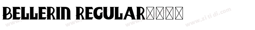 Bellerin Regular字体转换